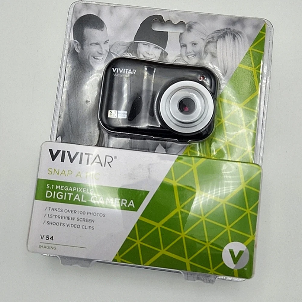 Vivitar NEW! ViviCam 54 Black Digital Camera